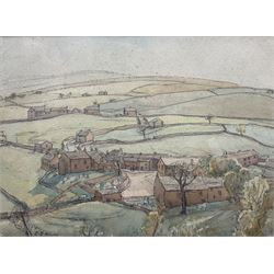 Elaine Barran (Leeds 1892-1981): 'Keld in Swaledale', watercolour and pencil signed 26cm x 35cm 
Notes: born in Leeds as the daughter of a wealthy clothing manufacturer, Barran studied at Leeds College of Art and Chelsea School of Art under William Thomas Wood.