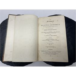 The Works of Flavius Josephus, translated by William Whiston, in four volumes, J. Richardson and Co 1822