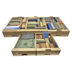 Large collection books, to include The Grapes of Wrath, John Steinbeck, Nine volumes Thomas Hardy, Pan, Knut Hamwsum etc, in five boxes   