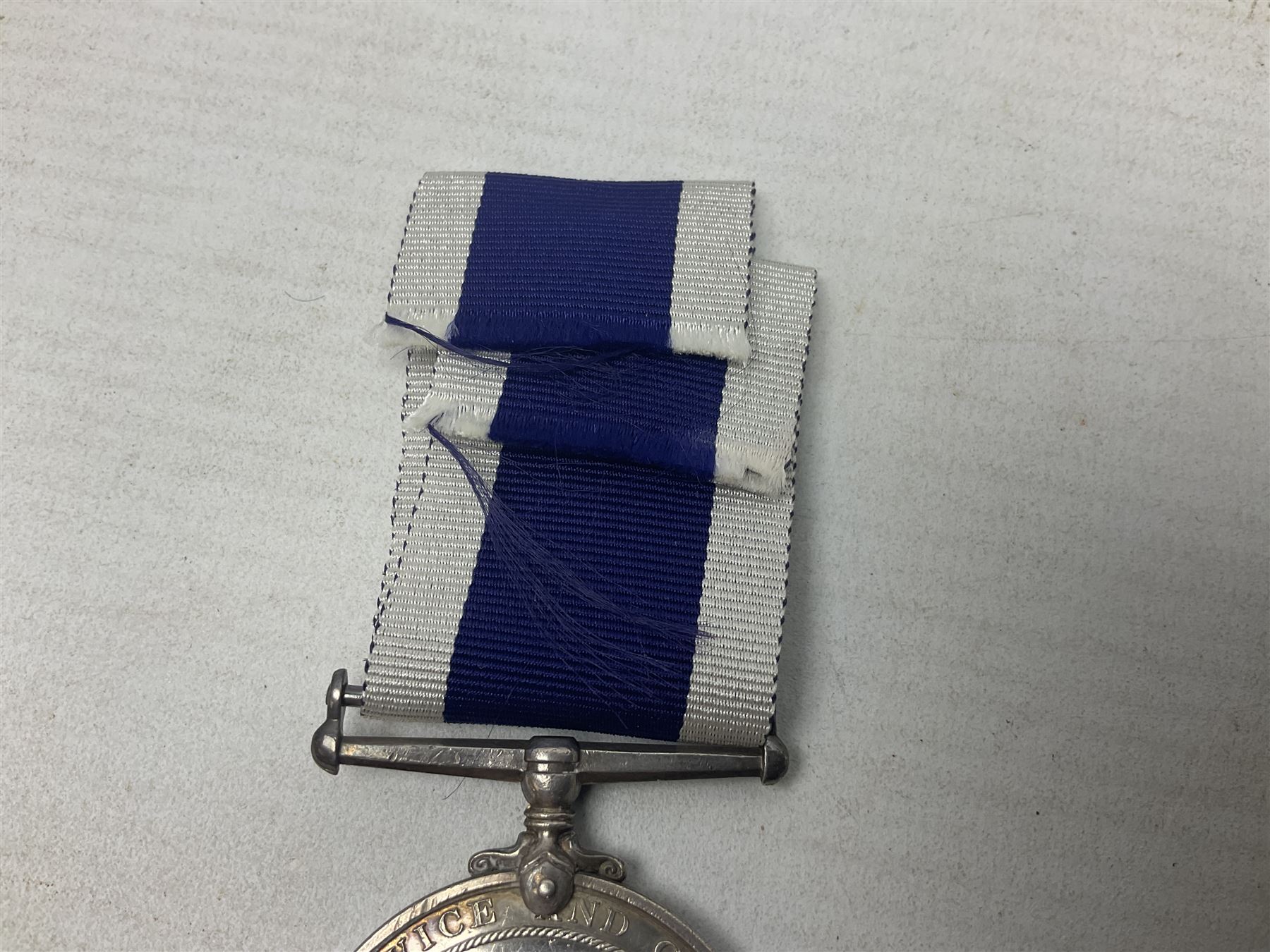 George V Naval long Service and Good Conduct Medal awarded to M.36831 W. Cox R.P.O. H.M.S. Vivid; with ribb