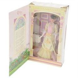 Seven Mattel Collector's Edition Barbie dolls, including Great Eras Victorian Lady, Great Eras Elizabethan Queen, Great Eras Medieval Barbie, Victorian Ice Skater, Avon Mrs PFE Albee Barbie, Hallmark Special Edition Fair Valentine, Secret of the Three Tearpdrops, five boxed