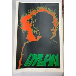 Pete Marsh Dylan poster, signed
