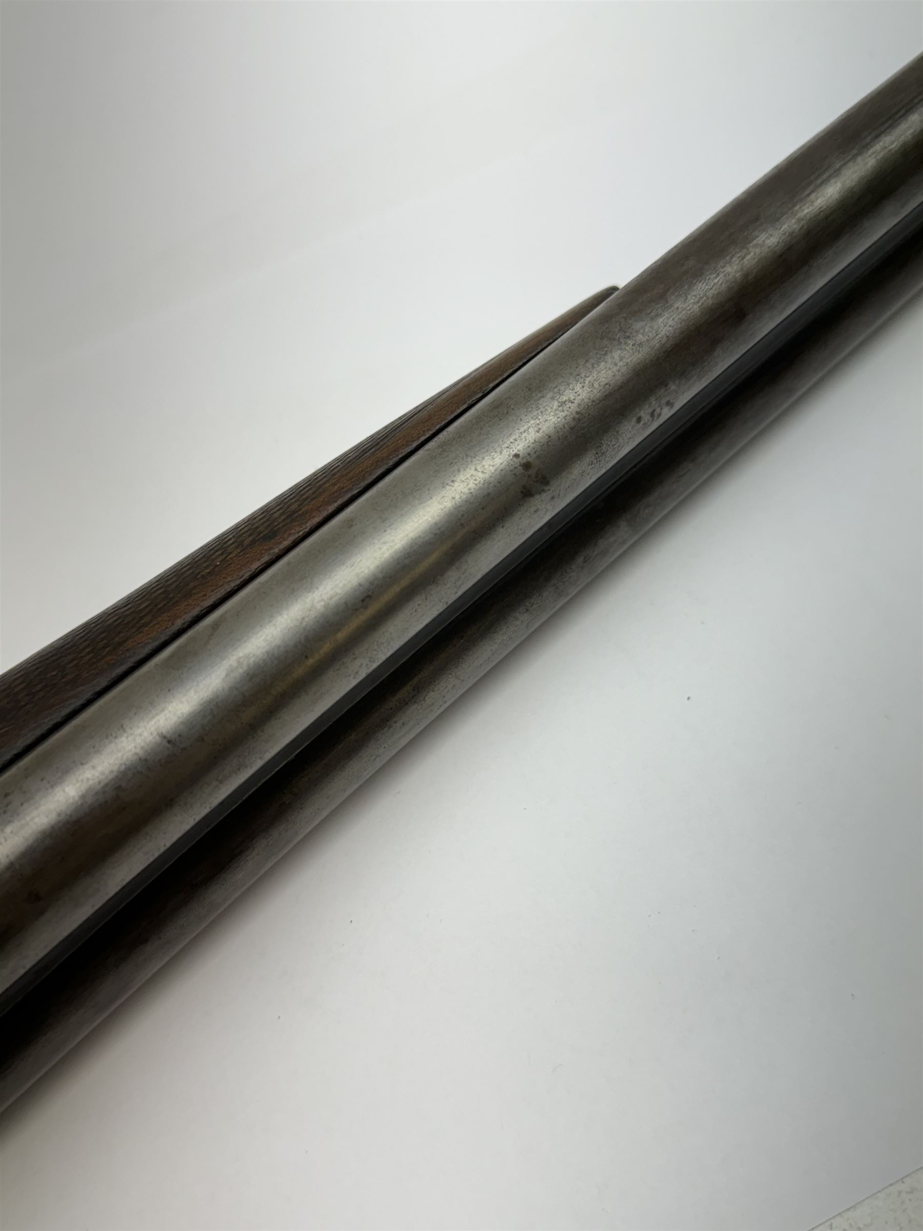 SHOTGUN CERTIFICATE REQUIRED - English 12-bore double trigger side by side double barrel shotgun serial no. 147696 