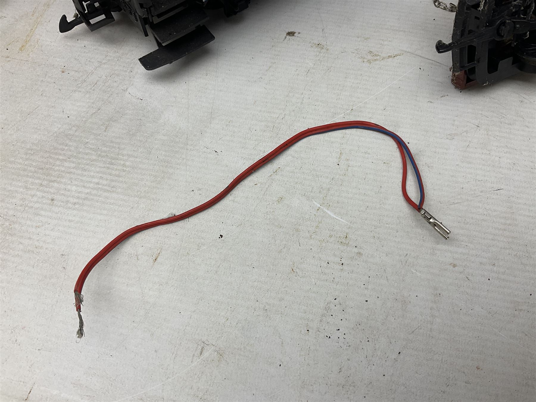 Three LGB (Lehmann Gross Bahn) G scale, gauge 1, rolling stock wagons, comprising two Lake George and Boulder wagons and an Auto Express wagon, together with a LGB passenger coach, other LGB rolling stock and a Lehmann Rigi900 ski lift