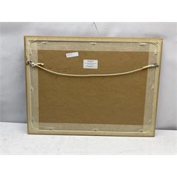 Albert Saunders (Northern British 20th century): 'Autumn at Coverdale Bridge in North Yorkshire Dales', watercolour signed, titled verso 28cm x 41cm