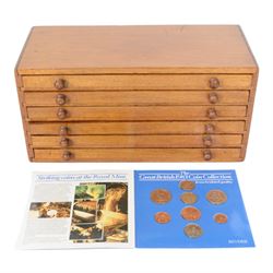 Mainly Great British coins, including three King George V silver crowns, Queen Victoria 18...