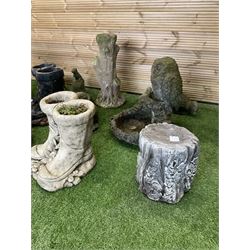 Large quantity of cast stone garden ornaments  - THIS LOT IS TO BE COLLECTED BY APPOINTMENT FROM DUGGLEBY STORAGE, GREAT HILL, EASTFIELD, SCARBOROUGH, YO11 3TX