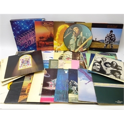  Collection of Vinyl LP's including 'The Country Sect' mono, 'Erotica Madonna', Queen, Elton John 'Goodbye Yellow Brick Road', Dusty and other music, in one box  