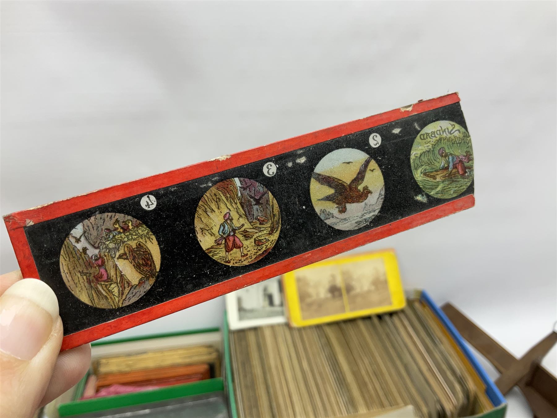 Collection of Victorian and later stereoscopic views, including local Scarborough scenes and mountaineering scenes, together with seven stereoscope viewers, including one viewer and some views by Underwood & Underwood