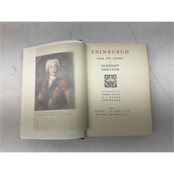 Leighton, G and Douglas. L.M: five volumes of The Meat Industry and Meat Inspection, together with Smeaton. O: Edinburgh and its Stories, illustrated by H.Railton and J.A.Symington  