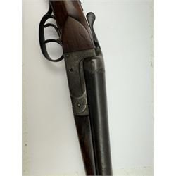 SHOTGUN CERTIFICATE REQUIRED - foreign 12-bore double trigger side by side double barrel shotgun serial no.1147 