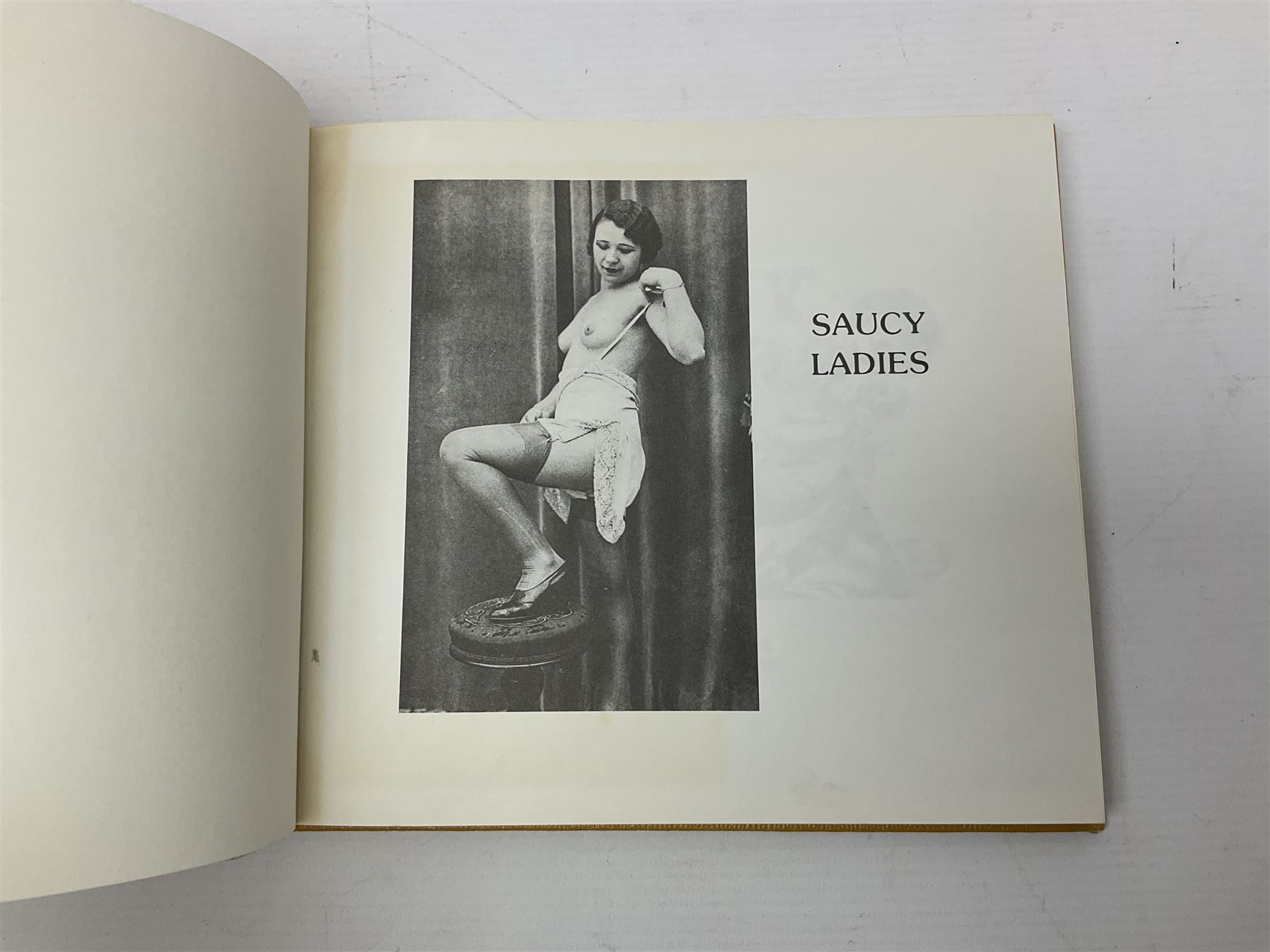 Four reference books, comprising Eric Gill Engravings, Saucy Ladies, Wilde's Last Stand and Camp  