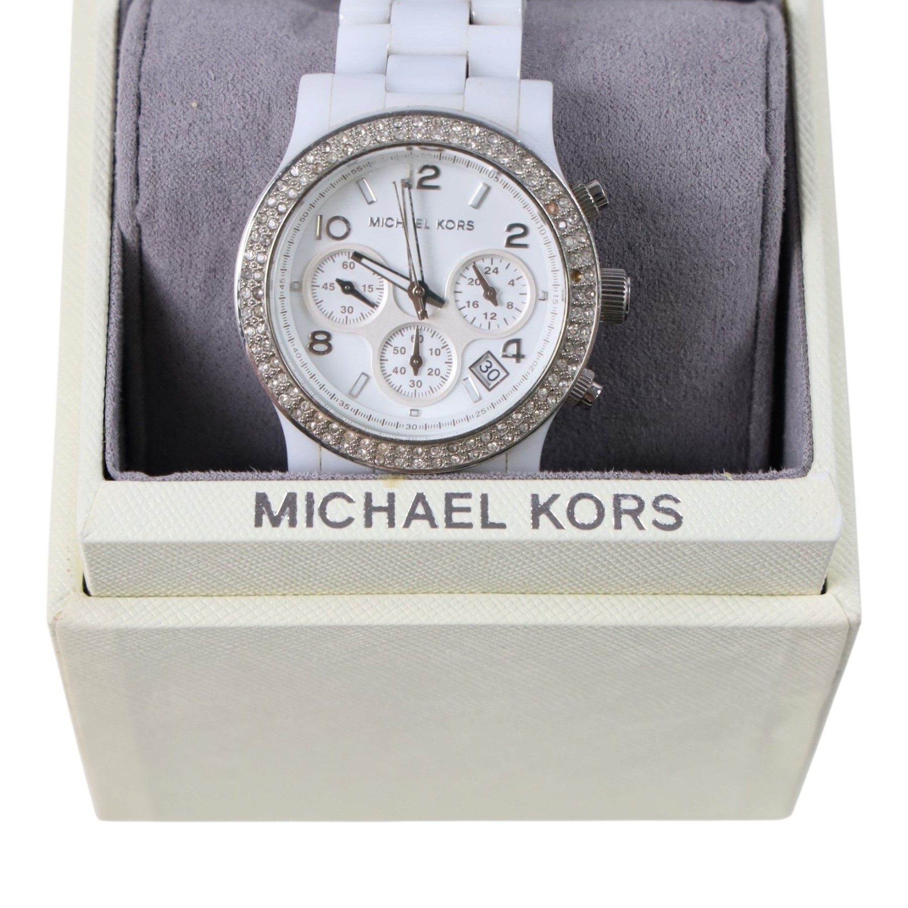 Collection of chronograph quartz wristwatches including three Michael Kors, two Links of London and two Thomas Sabo and Lorus, digital Michael Kors and Gard Pro Health Smartwatch 2 and four other quartz watches including Guinness, Links of London, Kamazzo Paris and a Hilfiger, mostly boxed
