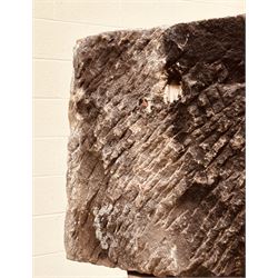 18th century carved sandstone chimneypiece transom/lintel, from a North York Moors manor house. L136cm, H51cm, D8cm. For ref. please see The HMSO Houses of the North York Moors publication.  - COLLECTION BY APPOINTMENT FROM: The White House, Thirsk Road, Easingwold, York, YO61 3NF - CALL 01723 507111 TO ARRANGE