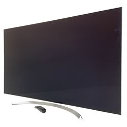 LG OLED55B7V 55'' television, SONY sound bar and Brennan JB7 CD amplifier 