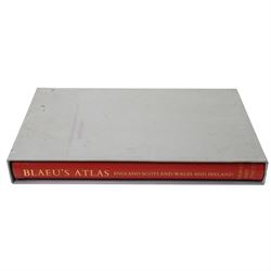 Blaeu's Atlas of England, Scotland, Wales and Ireland - facsimile reprint of Blaeu's maps, limited edition 40/500, published Thames and Hudson, London, half morocco, folio in slip case