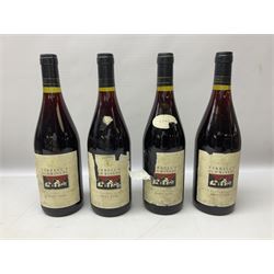 Mixed red wines comprising Tyrrell's Vintage 1992 Long Flat Red, 750ml, 12.5% vol, four bottles, Goundrey Mount Barker 1992 Cabernet Merlot, 750ml, 12% vol, four bottles, and four Tyrrell's Old Winery pinot noir, 13% vol (12)