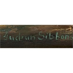 Barbara Gudrun Sibbons (German 1925-): Dutch Estuary Scene, oil on canvas signed 39cm x 49cm