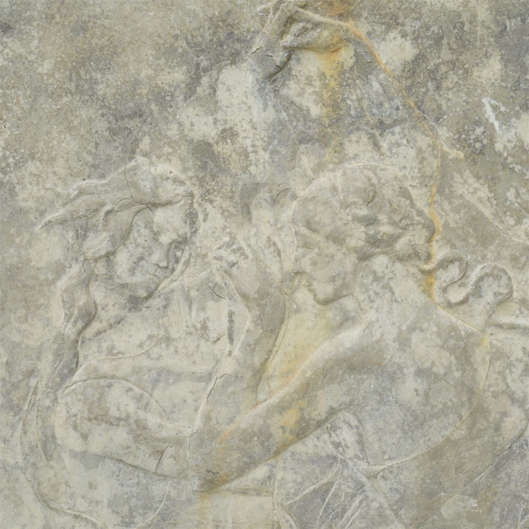 The Three Graces, cast plaster panel, H88cm, W58cm