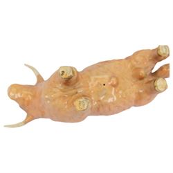 Six Beswick cattle figures, comprising Highland family group; Bull, model 2008, Cow, model 1740 and Calf, model 1827D, Guernsey family group, Bull Champion Sabrina's Sir Richmond 14th, model 1451, Cow, model 1248 and calf model 1249