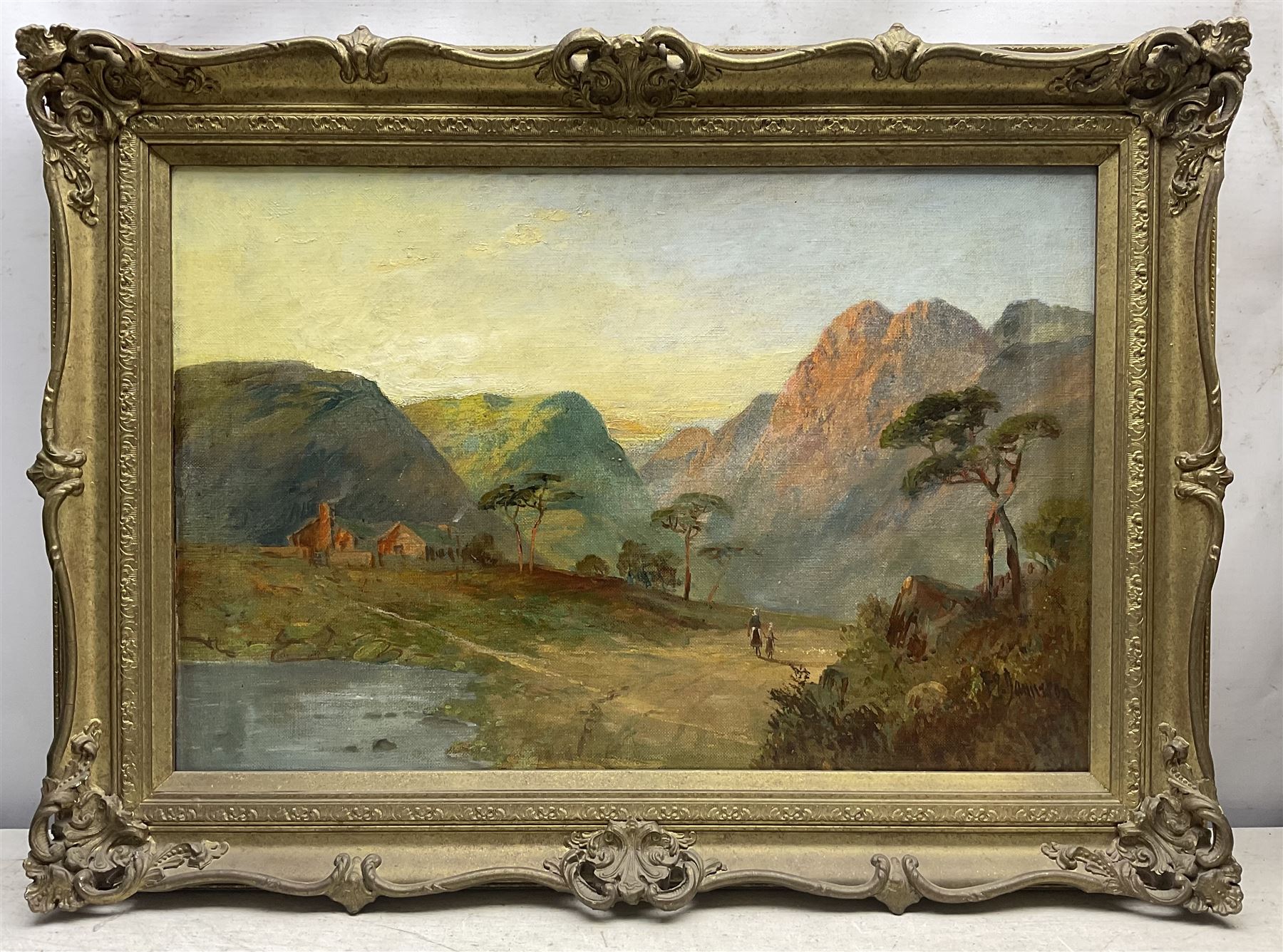 Francis E Jamieson (Scottish 1895-1950): 'Pass at Killiecrankie' Scotland, oil canvas signed 39cm x 59cm 