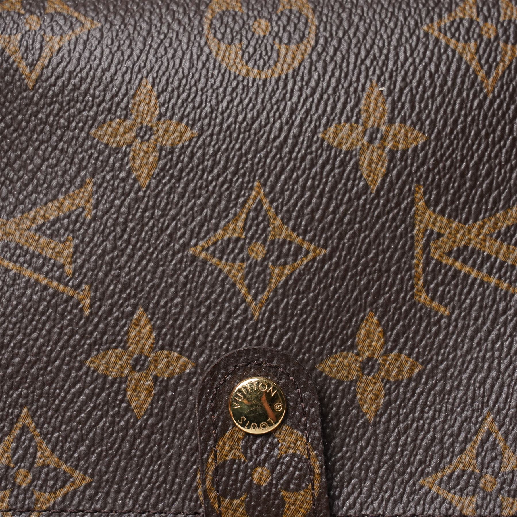 Louis Vuitton - monogram canvas agenda cover, with ring binder interior, unused with original box and dust bag