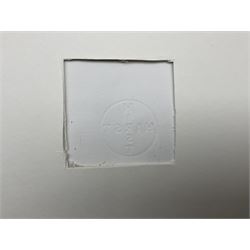 Damien Hirst (British 1965-): Circle Spin Painting 2009, acrylic on die-cut wove paper, with artist's inkstamp signature and blindstamp verso, pub. Pinchuk Art Centre, Ukraine, dia. 52.1cm 
