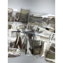 Ninety-two original photographs of the British Army in India during WW1 including march from Kathgodam to Military HQ at Raniket believed taken by one of the troops, various sizes, each with manuscript details verso.