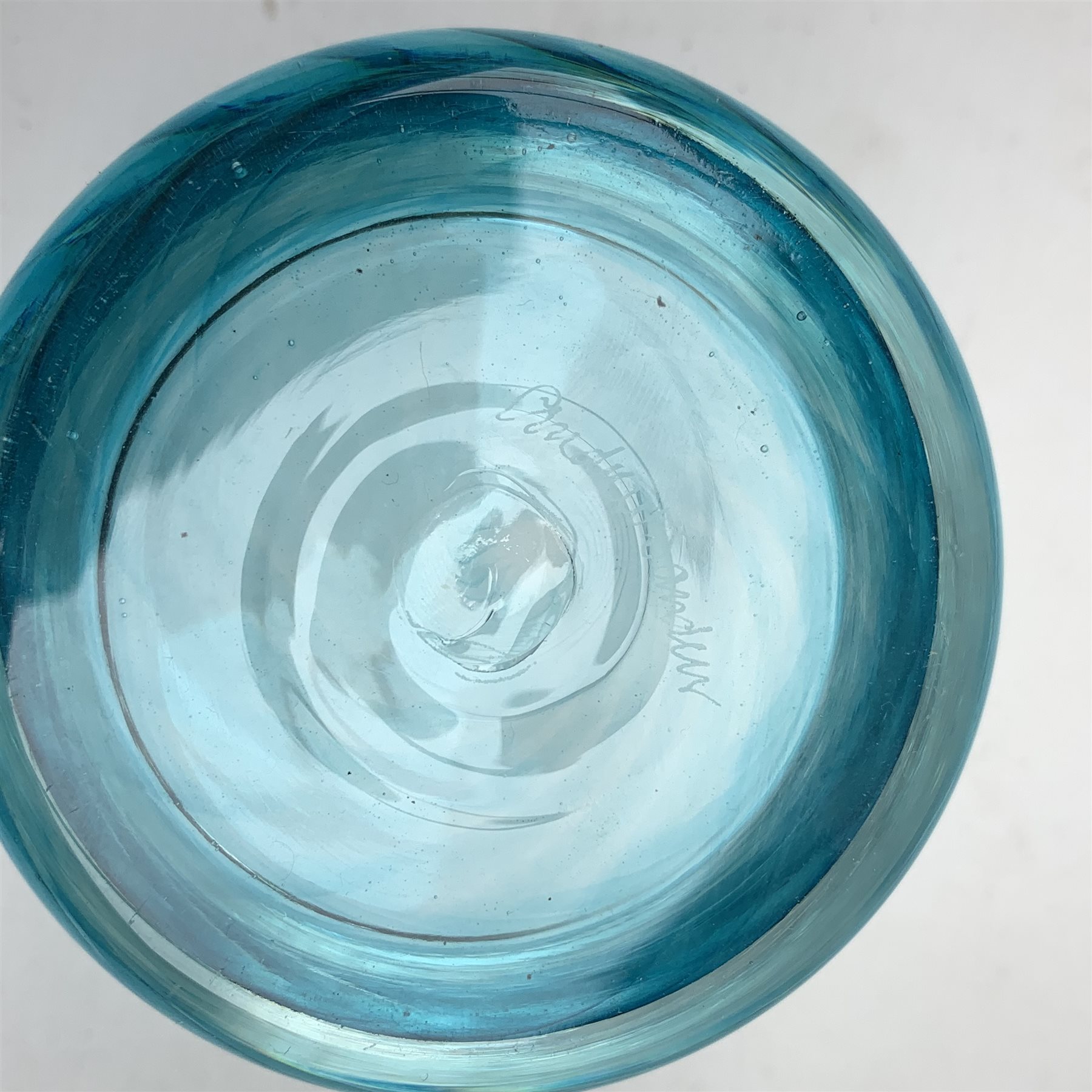 RTV - A selection of Art Glass, to include a paperweight with internal yellow drop centre designed by Catherine Hough, marked beneath C. Hough, plus pieces by Caithness, Whitefriars, Andrew Sanders, and Strombergshyttan.