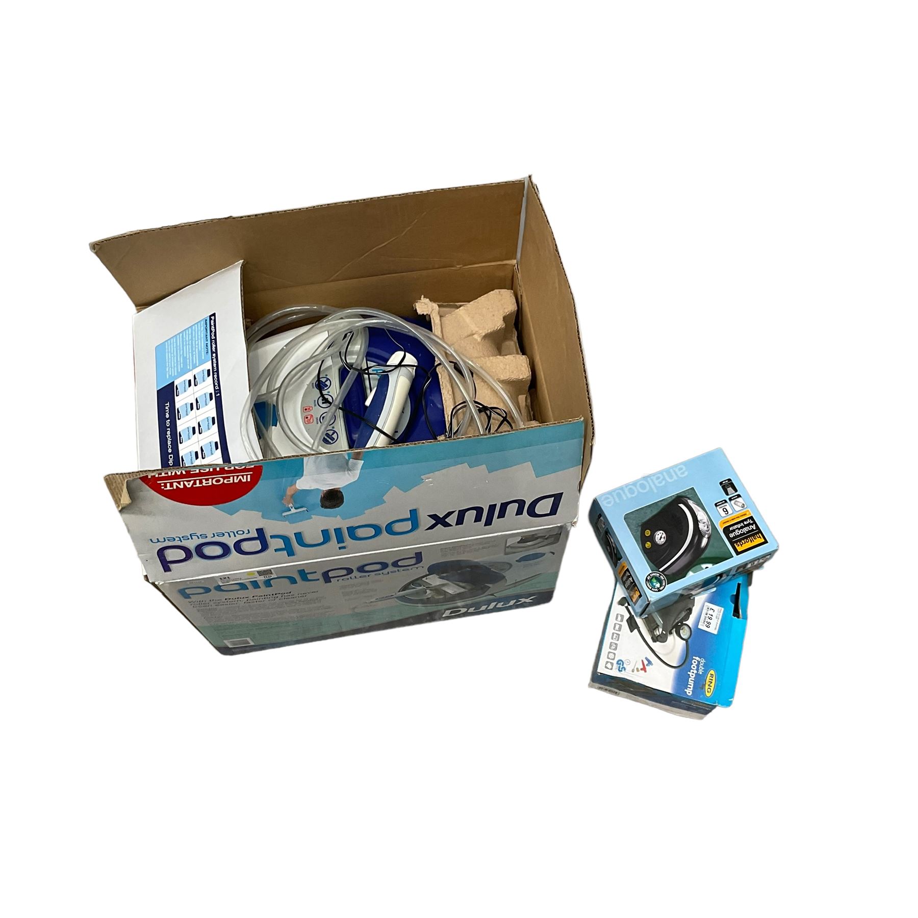 Delux paint pod together with two pumps - THIS LOT IS TO BE COLLECTED BY APPOINTMENT FROM DUGGLEBY STORAGE, GREAT HILL, EASTFIELD, SCARBOROUGH, YO11 3TX