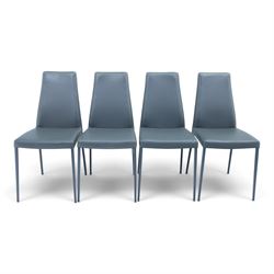 Calligaris - 'Omnia' extending dining table with ceramic top, with set eight 'Aida' dining chairs