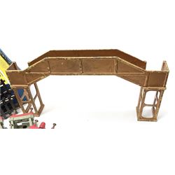 Hornby Dublo - two-rail 2022 'The Caledonian' Passenger Set LMR with Duchess Class 4-6-2 locomotive 'City of London' No.46245 with tender, two coaches and track, box base only, no lid; 4MT Standard 2-6-4 Tank locomotive No.80033 with two Talisman coaches and track in 2019 Goods Train Set box; four unboxed wagons, quantity of track, crane and buffer stops.