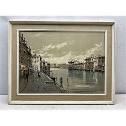Alvarez (Mid 20th century): 'Venice', oil on canvas signed, titled verso 49cm x 69cm