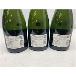 Bollinger, 2012 Le Grande Annee champagne, 75cl, 12% vol, three bottles  