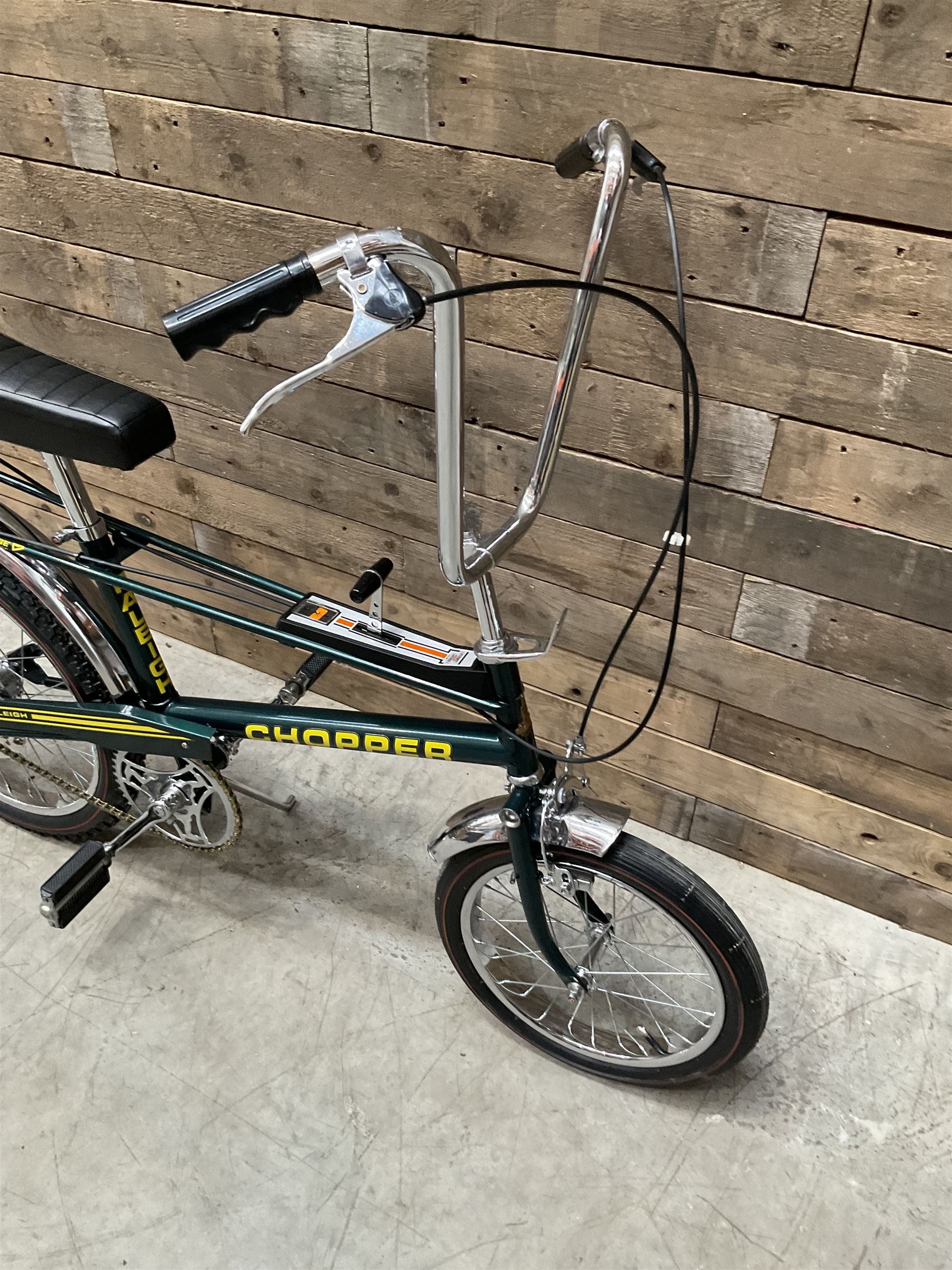 Raleigh Chopper Mk2 Arrow Wedge bicycle, fully restored and rechromed