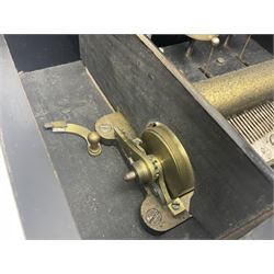 Swiss - Three 19th-century cylinder music boxes suitable for spares or repair.