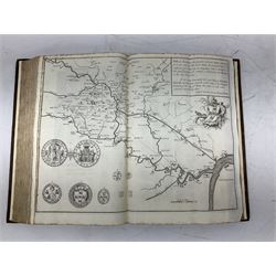 Drake Francis: Eboracum: Or The History And Antiquities Of The City Of York. 1736 William Boyer London, with copper plates, rebacked full calf binding