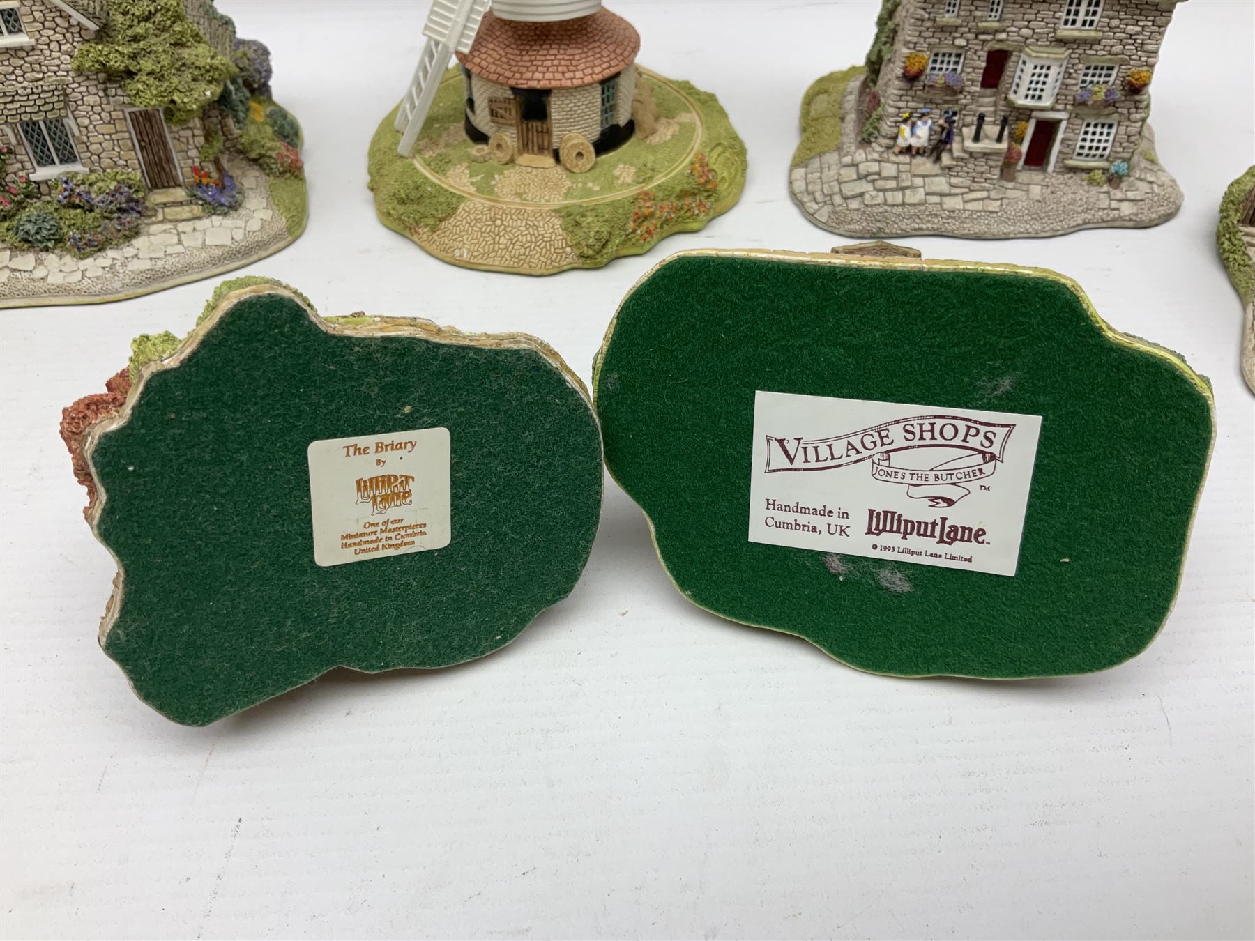 Twenty Lilliput Lanes, including The Chocolate House, Chiltern Mill, Blaise Hamlet, St Kevin Church, some with deeds and original boxes