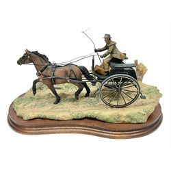 Border Fine Arts The Country Doctor, no JH63 by Ray Ayres, limited edition 617/1250, on wooden base, H22cm