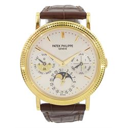 Patek Philippe 18ct gold perpetual calen