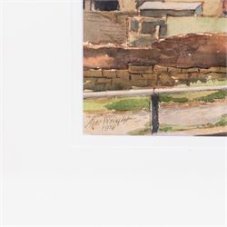 Alec Wright (British 1900-1981): Stokely Views and others, six watercolours variously signed and inscribed verso, approx 40cm x 30cm (6)