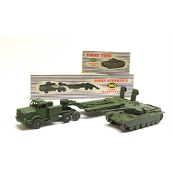 Dinky Supertoys- Thornycroft Mighty Antar Tank Transporter No