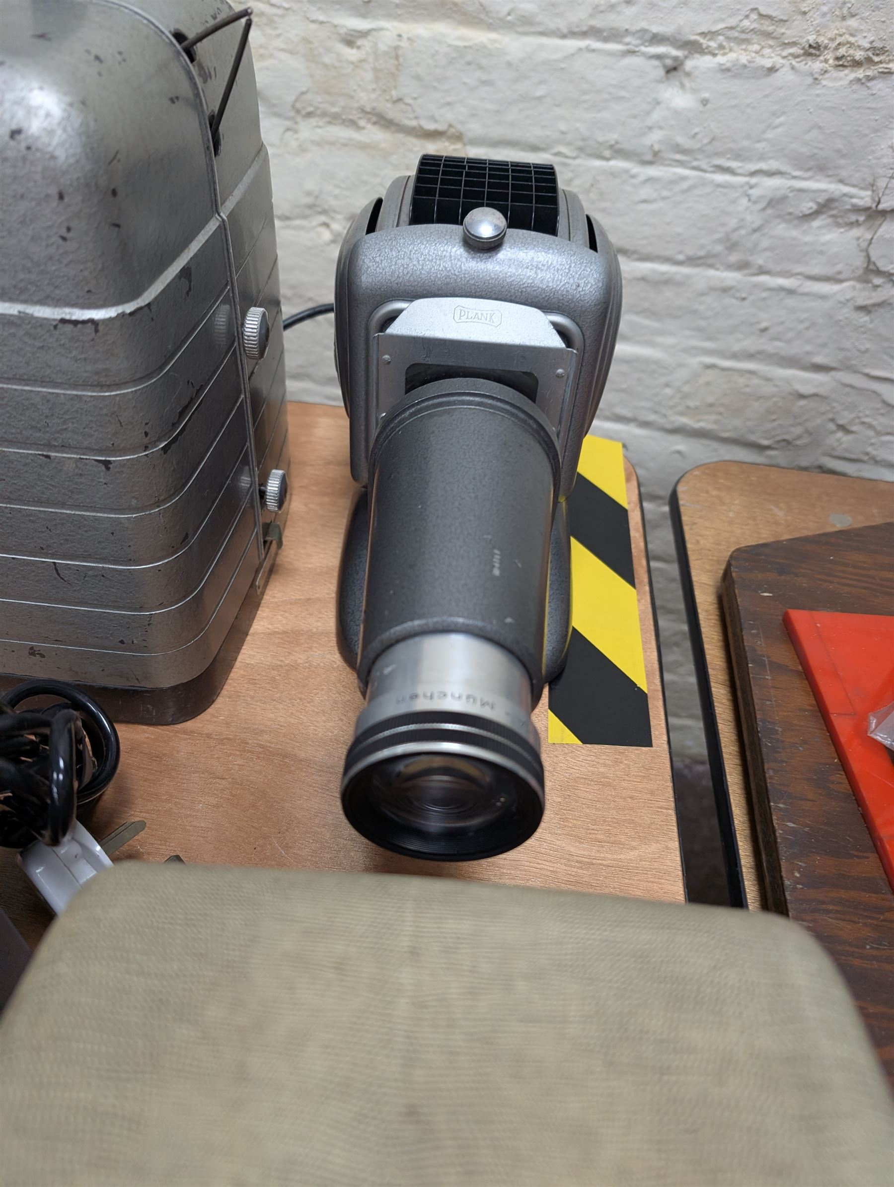 Eight vintage projectors, including Bell & Howell Moviemaster, Aldis 303, Boots Colormaster, Ernst Plank, Hi-Lite etc