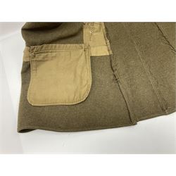 British M22 khaki tunic for the Hampshire Regiment with WW1 trio ribbon bar