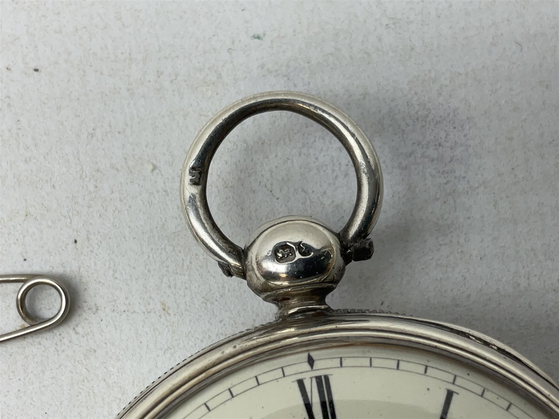 William IV silver open faced key wound pocket watch by T Cox Savory 47 Cornhill London, case hallmarked London 1836, with later key