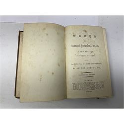 Samuel Johnson; The Works of Samuel Johnson, new edit ten volumes, T Longman London 1792