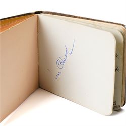 Autograph book and contents of Everton F.C. signatures including signed programme against Sheffield United, September 1957