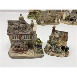 Twenty five Lilliput Lane, to include Village School, Greensted Church, The Chocolate House etc 