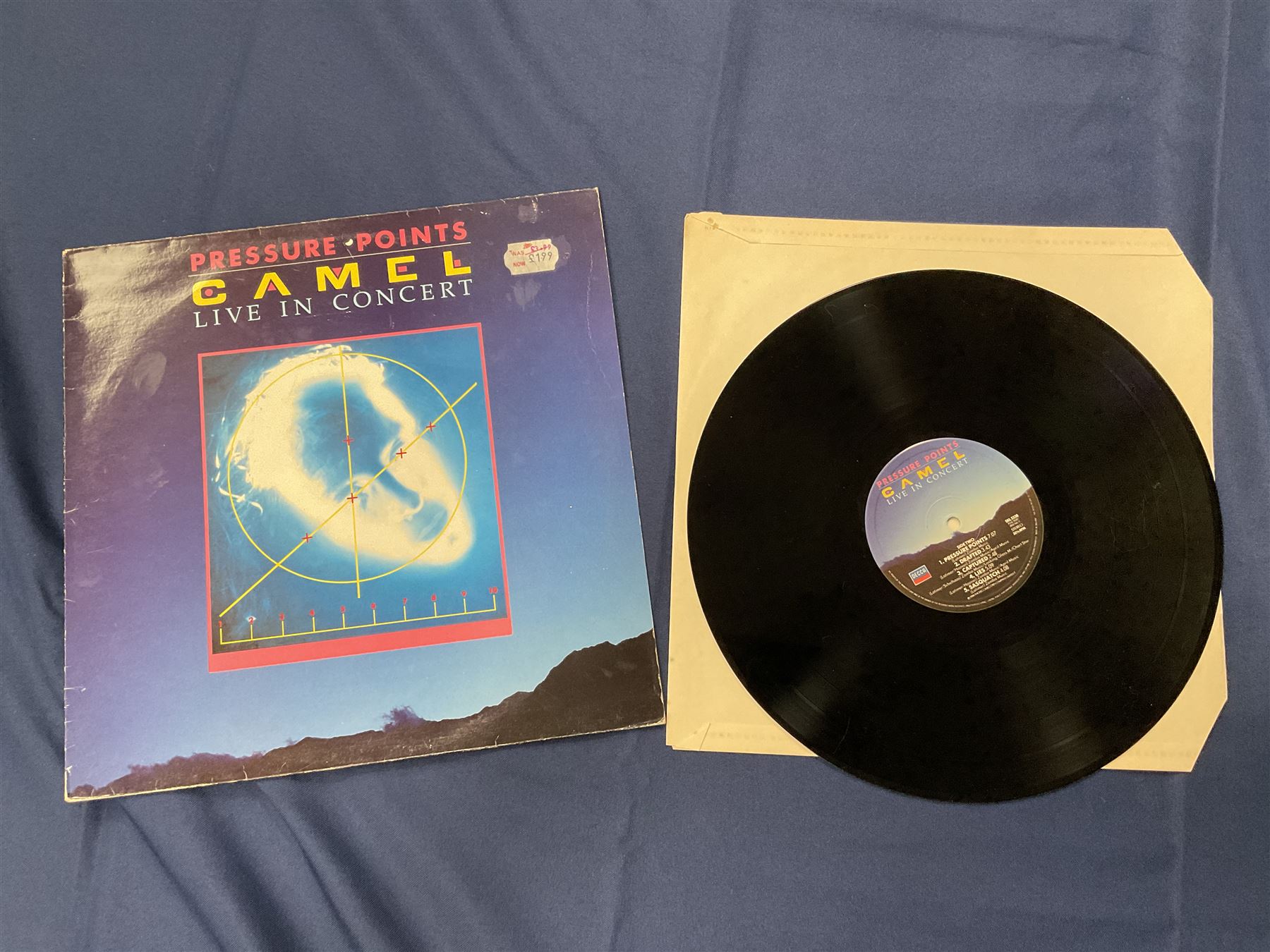 Camel vinyl LPs including 'Moonmadness', 'Mirage', 'Rain Dances', 'I Can See Your House From Here', 'Breathless', 'Nude' etc (10)