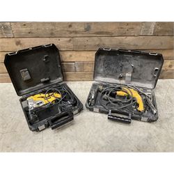 De-Walt jigsaw and a De-Walt SDS drill, cased (2)